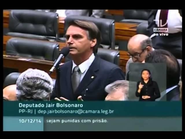 Dep. Jair Bolsonaro (PP-RJ) se defende das acusações da Dep. Maria do Rosário