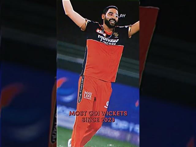 SIRAJ A.K.A NO.1 ODI BOWLER