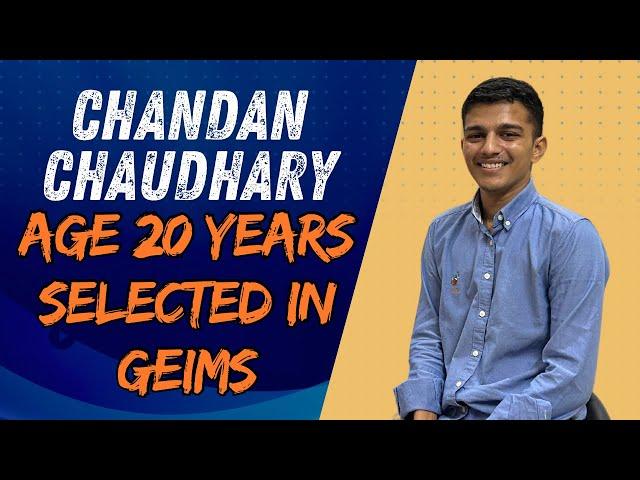 Chandan Chaudhary Selected in GEIMS | Experience in Lifex Careers | IMUCET 2024 |