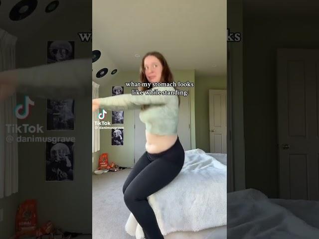 Cute fat belly girl from TikTok | chubby girl