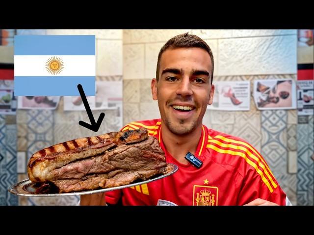 Español Prueba COMIDA ARGENTINA por Primera Vez: ¡Increíble Sabor!