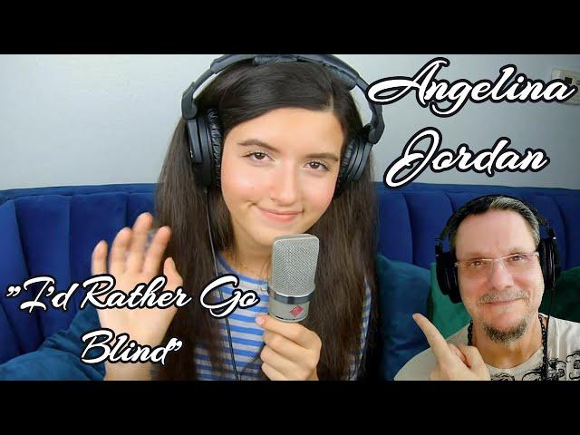 Angelina Jordan | I'd Rather Go Blind | First Time Reacting To. So Soulful.