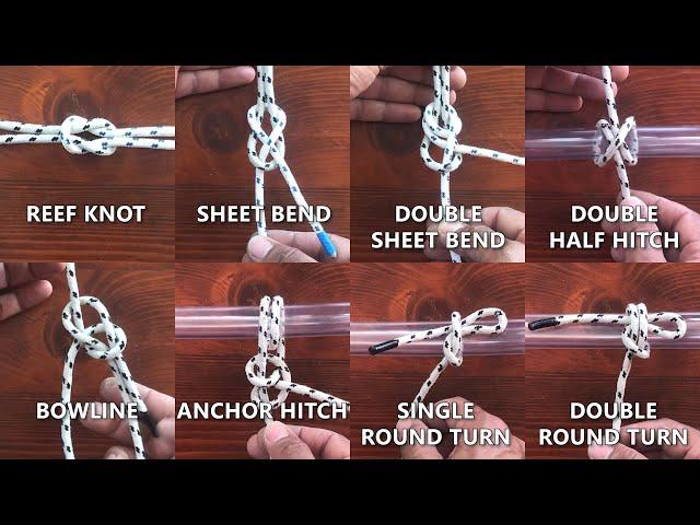 HOW TO TIE 8 ESSENTIAL KNOTS