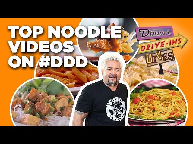 Top 10 #DDD Noodle Videos with Guy Fieri | Diners, Drive-Ins and Dives | Food Network