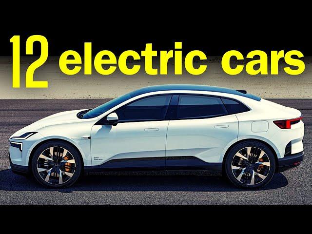 12 All-New Fully Electric Cars In 2024