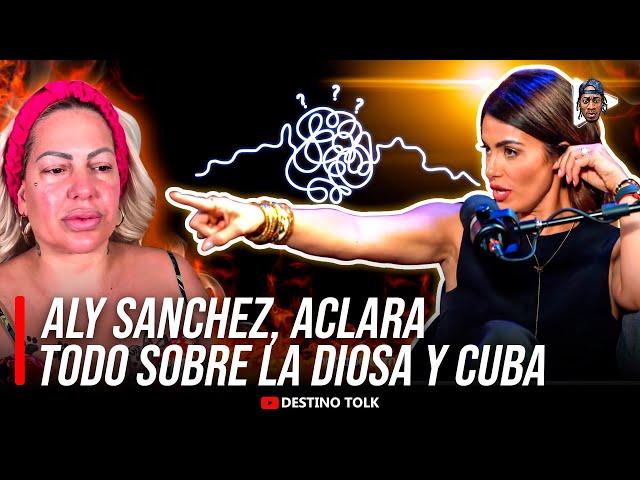 ALY SÁNCHEZ ROMPE EL SILENCIO DEL PROBLEMA CON LA DIOSA Y SUS VISITAS A CUBA PARA VER A SU FAMILIA.