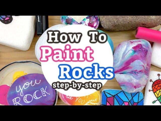 How to Paint Rocks Step by Step || Rock Painting for BEGINNERS || Start Stone Painting Today!