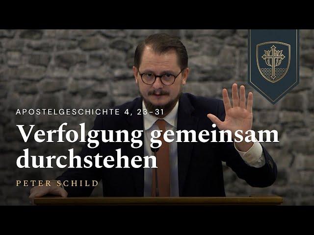 Verfolgung gemeinsam durchstehen | Peter Schild