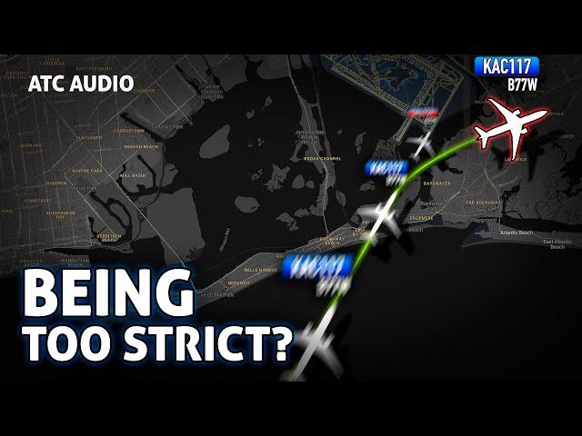 Kennedy Controller reprimands Kuwait pilot on Approach. Real ATC Audio