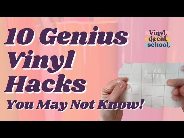 10 Vinyl Hacks You May Not Know // Decal Tips & Tricks