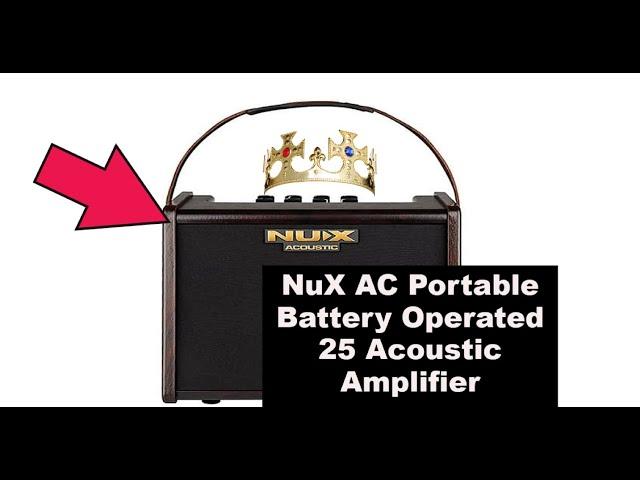 NuX AC 25 Portable Battery Operated Acoustic Amplifier