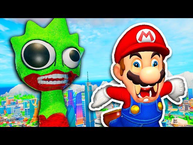 Mario Plays SPRUNKI.EXE CRAZY GREEN SPRUNKI.EXE MOD DLC UPDATE