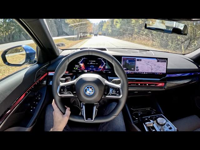 2024 BMW i5 eDrive40 - POV First Driving Impressions