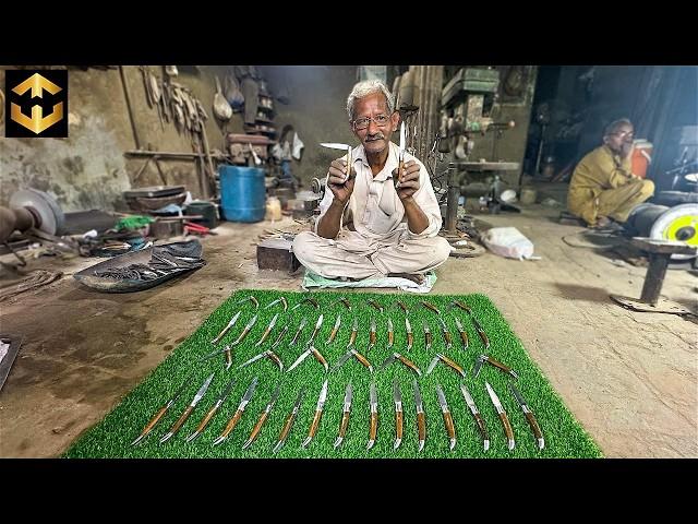 Amazing Process of Making Pocket Folding French Knife | Factory Mass Production