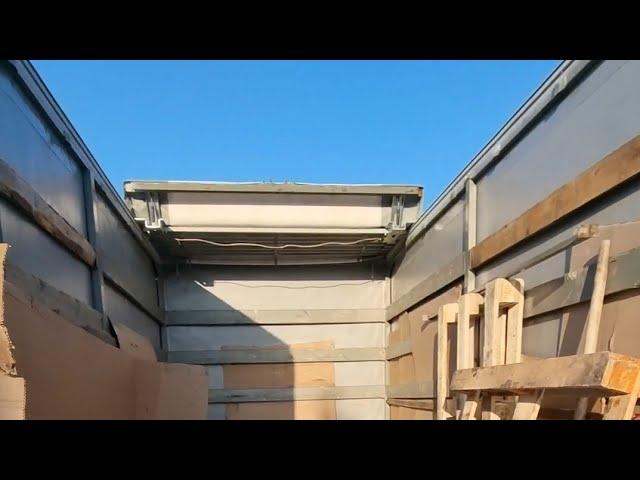Установка сдвижной крыши на каретках на Газель