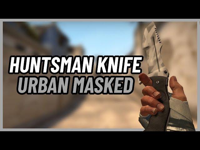  Huntsman Knife Urban Masked | CSGO Knife Showcase