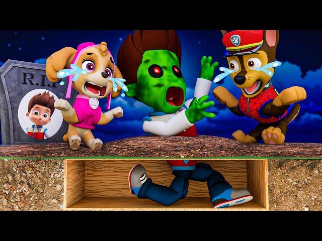 Paw Patrol Ultimate Rescue | RYDER Turns ZOMBIE, What Happened Next? Very SAD Story | Rainbow 3