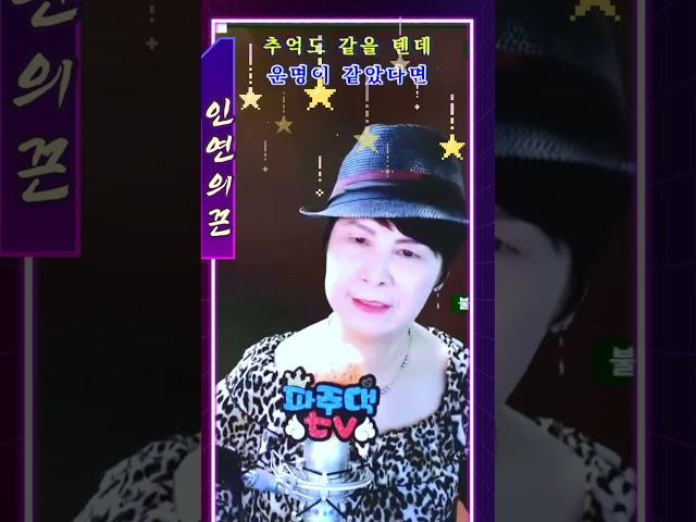 #인연의끈  #커버  #파주댁  #원곡 가수 #황진영   #파주댁을이겨라  #시소뮤직tv