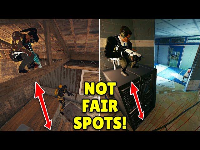 MOST ILLEGAL Hiding Spots On Oregon and Border! - Rainbow Six Siege Operation Deadly Omen