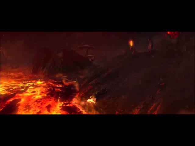 Star Wars Episode 3 Immolation Scene (English) HD