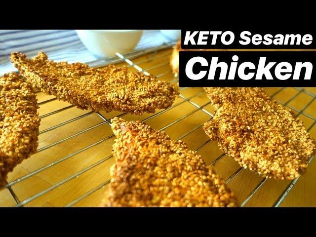 KETO Easy Sesame Chicken/ Low Carb & Gluten Free