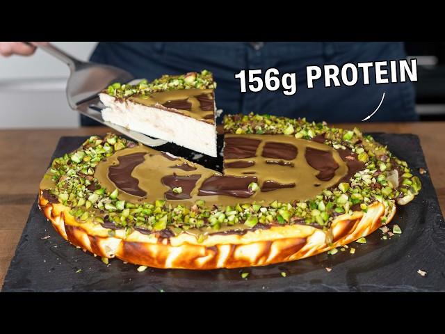 I Made The Viral Dubai Cheesecake But With 156g Of Protein (It's INSANE)