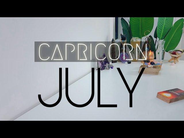 Capricorn ️ JULY | You'll Be Very Happy With What They Have For You! - Capricorn Tarot Reading