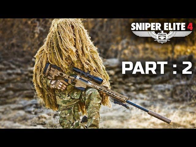 SNIPER ELITE 4 HINDI Gameplay -Part 2- BEST SNIPER SHOTS