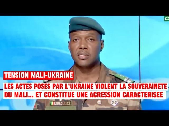 Tension Mali-Ukraine : Bamako rompt avec effet immédiat les relations diplomatiques avec Kiev