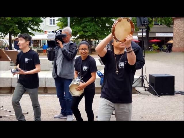 Samba Batucada bei Spiel mich! meets „Karlsruhe klingt – music to go“