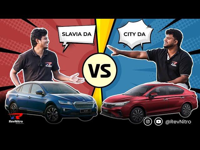 Honday City vs Skoda Slavia | 1.0 TSI vs 1.5 Vtec | RevNitro