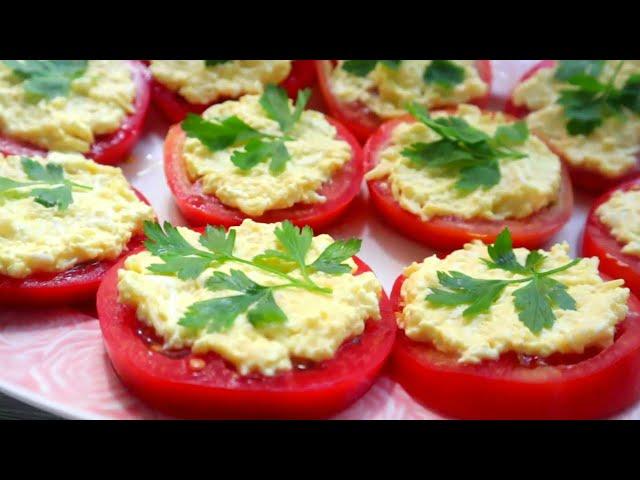 ЗАКУСКА из  помидоров БЫСТРО И ВКУСНО закуска из помидоров