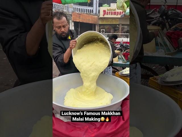 Lucknow famous Makkhan Malai|| Indian street food