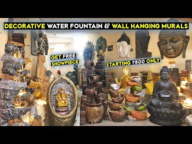 Affordable Decorative #waterfountainforhome | #fountain ₹800 Only | Interior Decor Fiber #wallmurals