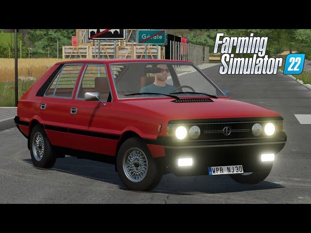 FS22 - Polonez FSO 1500 - Car mod for Farming Simulator 2022 Roleplay