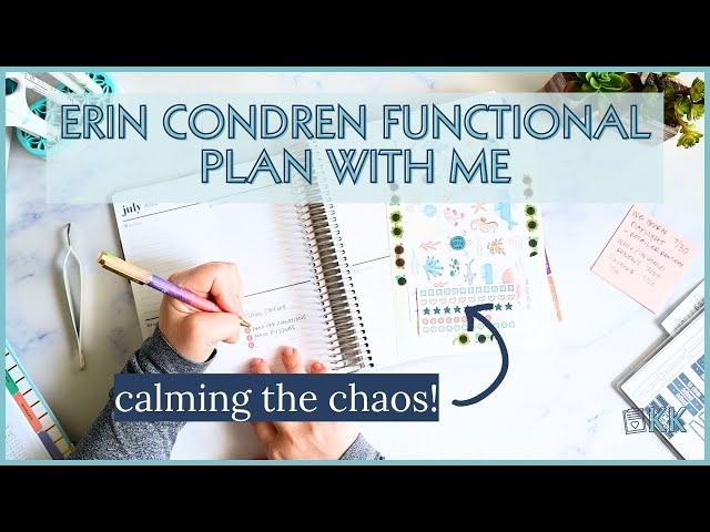 Erin Condren Functional Plan with Me Compact Vertical Weekly To Do List and Plans