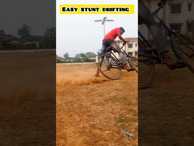 Easy stunts drifting +Wheelie + Rolling stopple/#cyclestunt #shortsfeed #shorts #short #mtb #yt