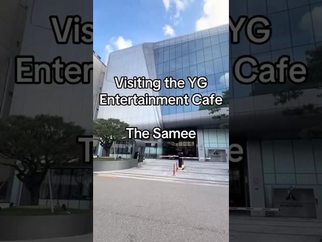 Visiting the YG Entertainment Cafe - The Samee #kpop #music #treasure #yg #seoul