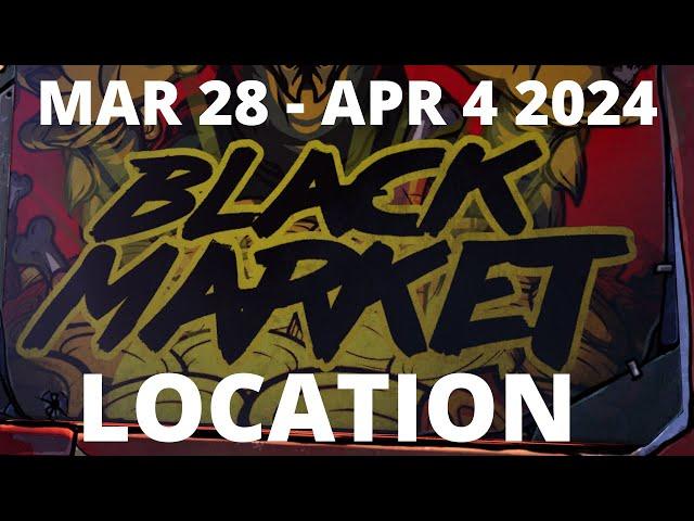 Black Market Vending Machine Location March 28 2024 | Borderlands 3 | (Ambermire)