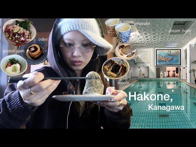 (vlog) Filled with cute hotels and delicious food in Hakone 