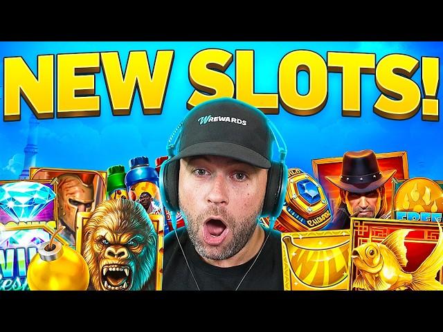 I tried ALL THE NEW SLOTS... & SPUN into a MAX BET BONUS!! (Bonus Buys)