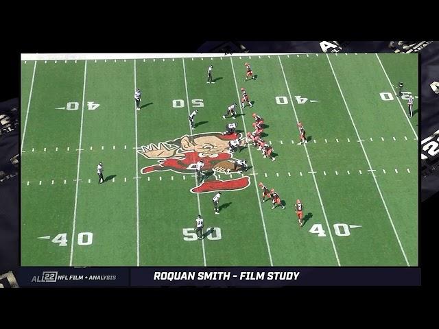 HOW GOOD IS ROQUAN SMITH AGAINST THE PASS? FILM STUDY EXCERPT #ravens #ravensflock #baltimoreravens