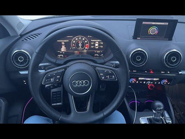 3. rgb ambient interior lighting audi a3 8v (OEM parts)