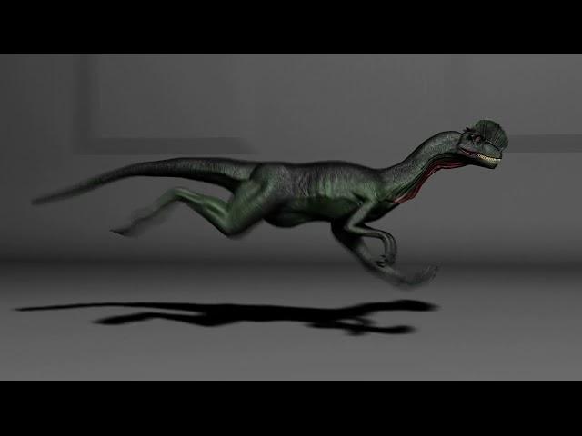Dino Run Cycle - Animated by: Jeremy Dilks