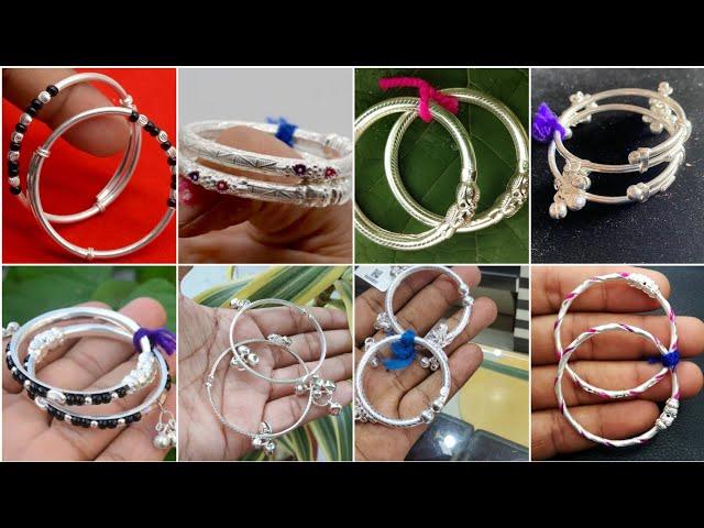 silver baby bangles designs/silver baby bracelet designs