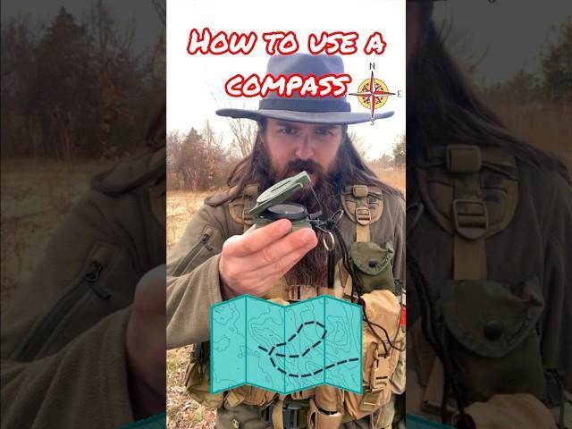 How to use a Lensatic Compass #compass #navigation #outdoors