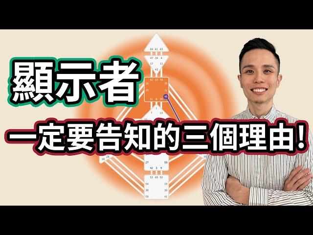 人類圖｜4大類型｜一支影片搞懂「顯示者」，一定要學會「告知」的三個理由！#人類圖 #人類圖類型 #人類圖策略 #顯示者 #告知