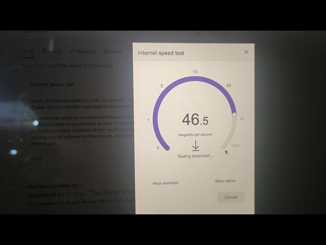 Ookla showing fake speedtest for airtel broadband