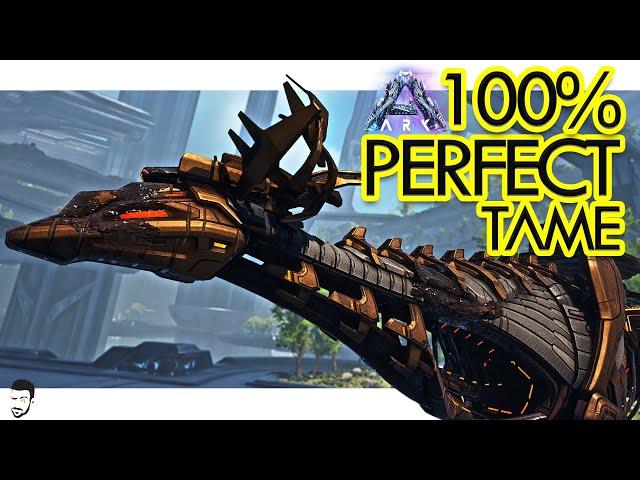 100% PERFECT Tame a Max 150 Stryder in ARK Genesis Part 2