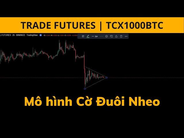 Mẹo đánh Futures | Mô hình Cờ Đuôi Nheo & cách vào lệnh